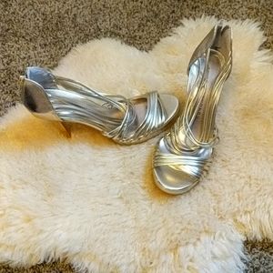 Chinese Laundry brand gold high heels 8.5M